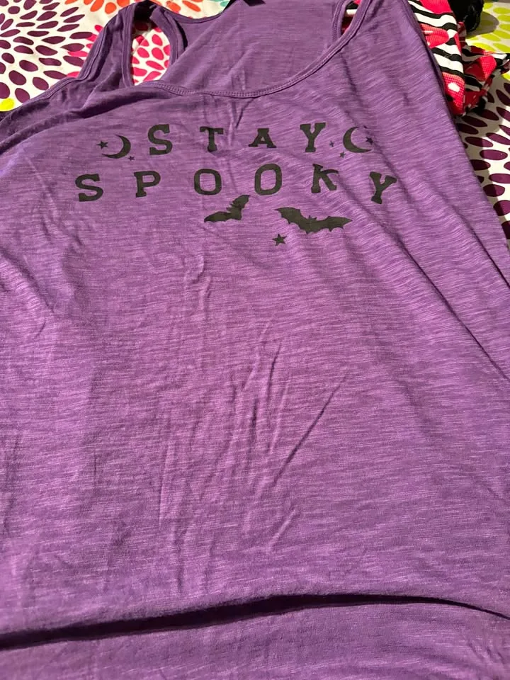 Torrid Stay Spooky Tank 3X New thumbnail