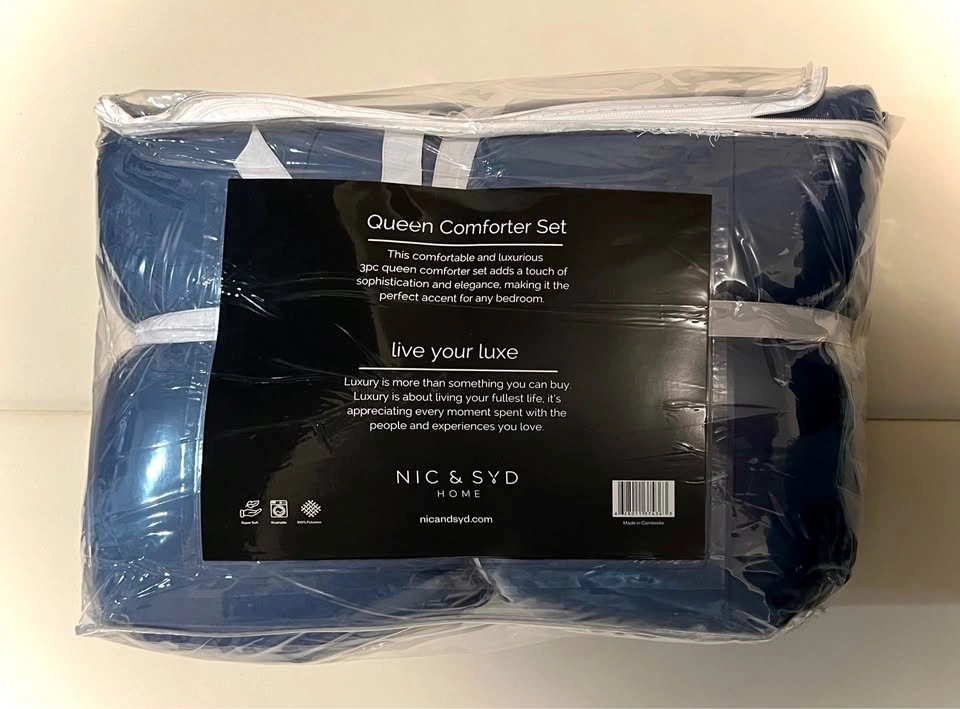 Blue Queen Comforter & Shams Set - photo 2