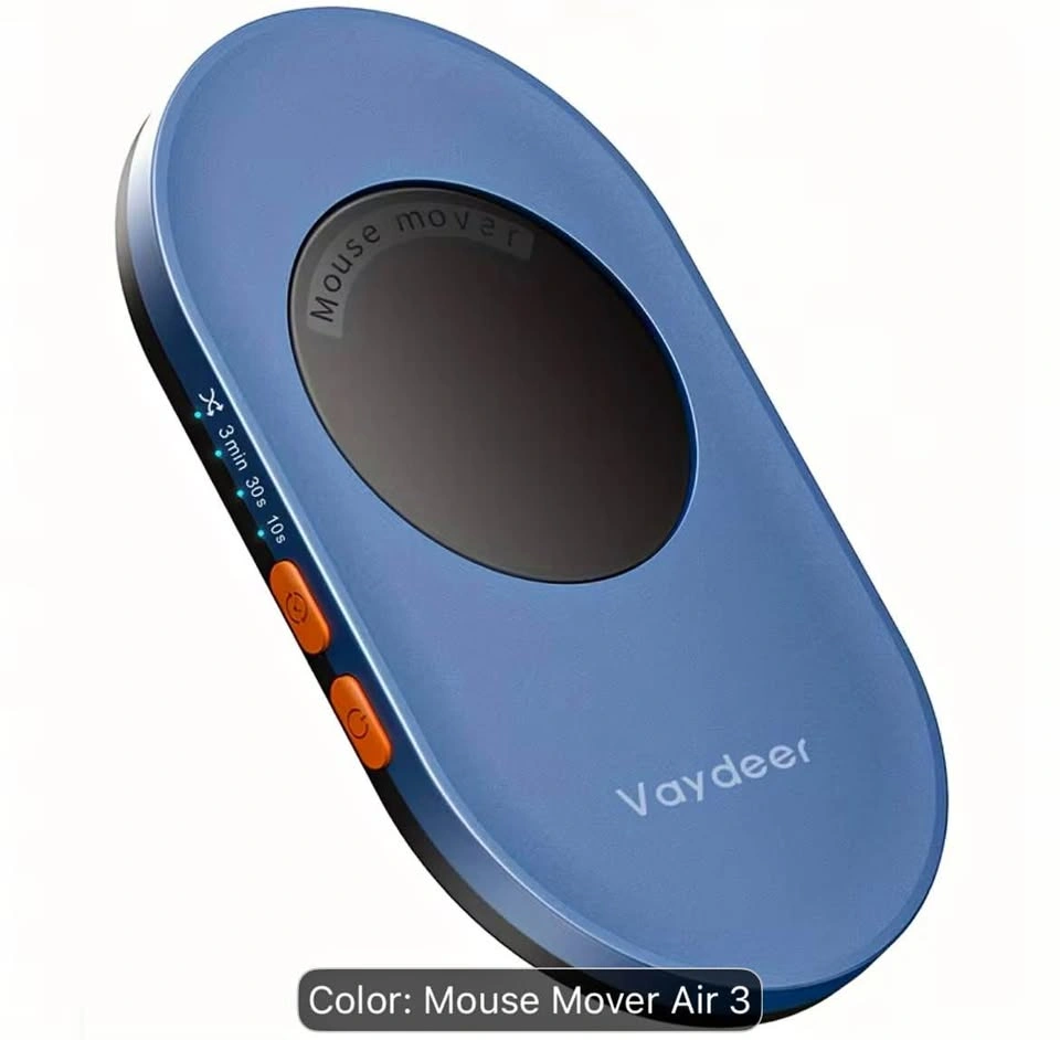 Vaydeer Ultra Slim Mouse Mover, Air 3 Mouse Jiggler