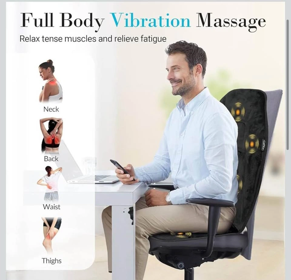 Back Massager with Heat, 5 Modes, 2 Heat Levels - photo 2
