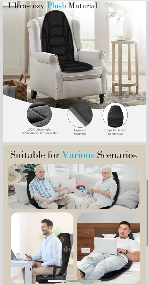 Back Massager with Heat, 5 Modes, 2 Heat Levels - photo 5