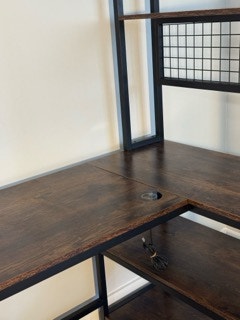 L-Shaped Corner Desk with Hutch - photo 4