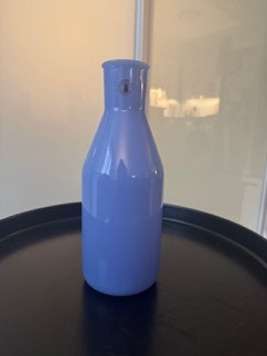 IKEA TESAMMANS Blue Glass Carafe