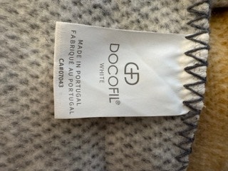 Docofil White Throw Blanket – Made in Portugal - photo 4