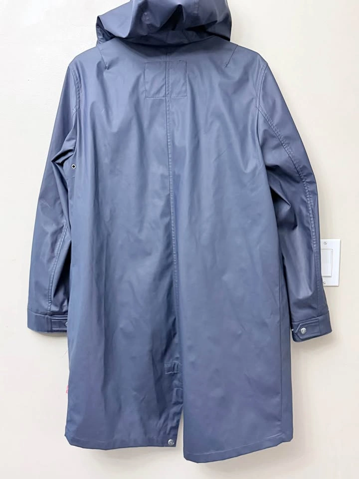 Levi’s Hooded Raincoat Navy Blue Size M Women - photo 3
