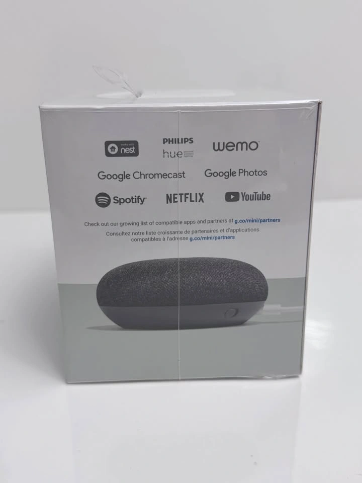 Google Home Mini Smart Speaker New Charcoal - photo 2