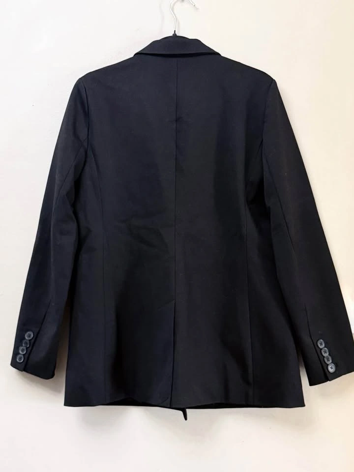 GAP Black Tailored Blazer Classic Single Button Work Office Wome - photo 4