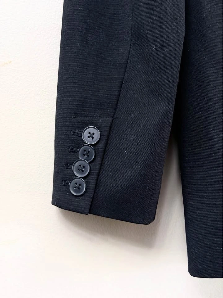 GAP Black Tailored Blazer Classic Single Button Work Office Wome - photo 5