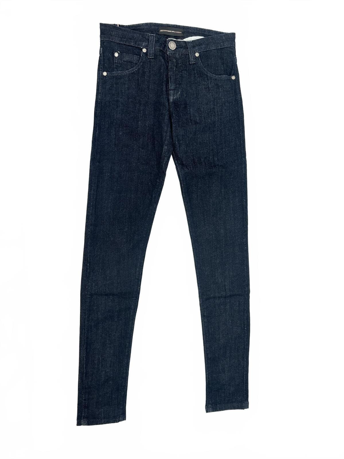 Alessandro Dell’Acqua Dark Indigo Skinny Jean Size 24 IT 34 Blue - photo 2