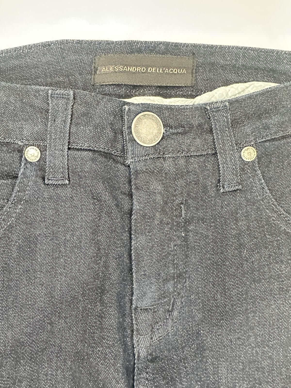 Alessandro Dell’Acqua Dark Indigo Skinny Jean Size 24 IT 34 Blue - photo 3