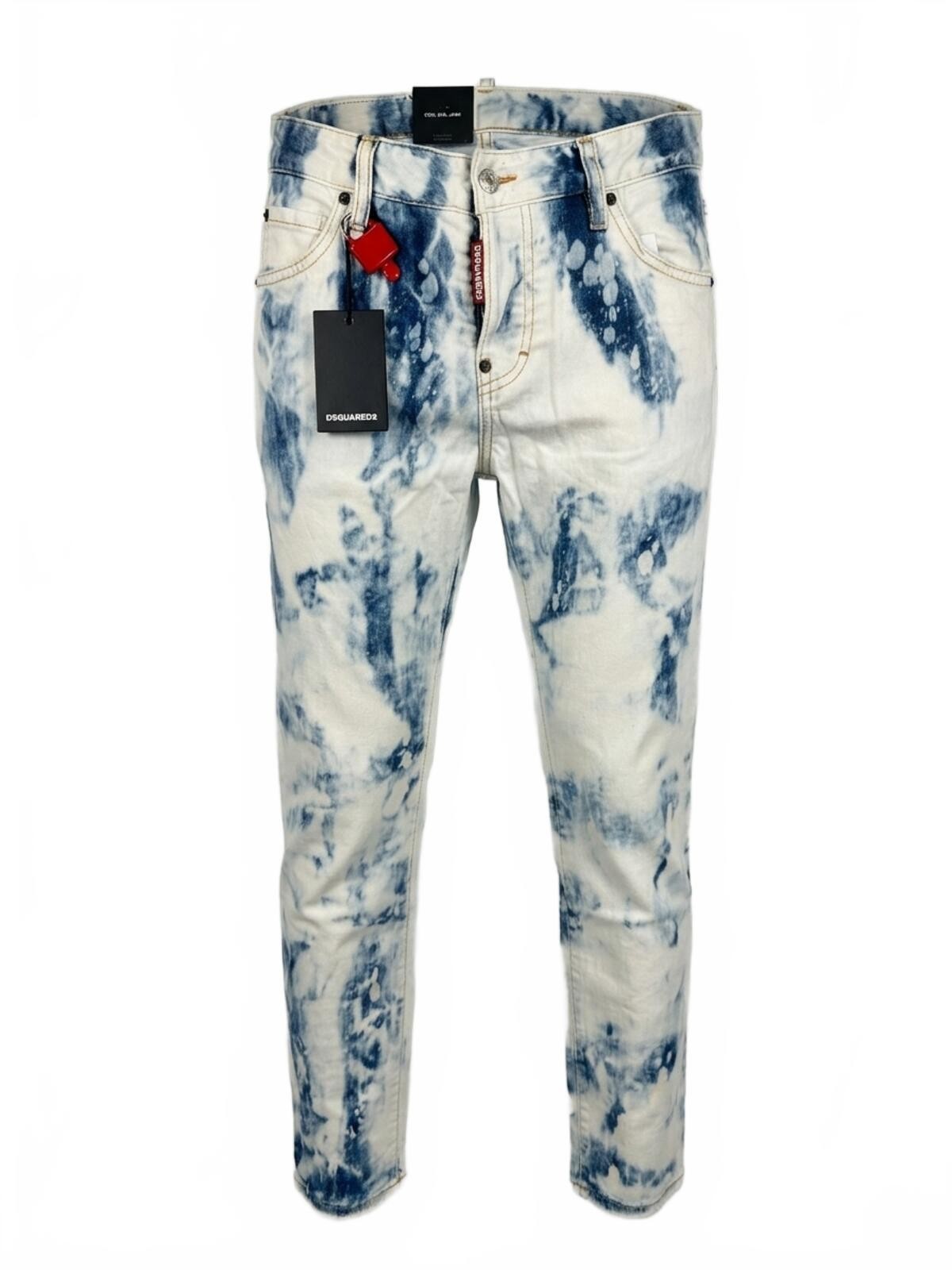 Dsquared2 Cool Girl Jeans Tie-Dye Bleach IT38 (Runs Large)
