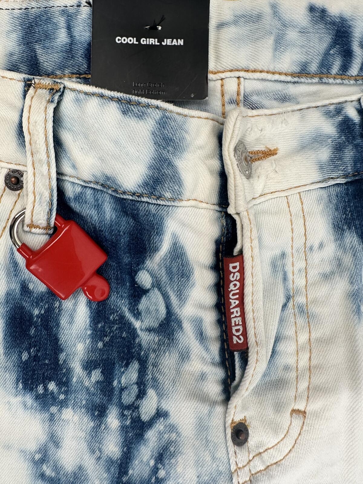Dsquared2 Cool Girl Jeans Tie-Dye Bleach IT38 (Runs Large) - photo 4
