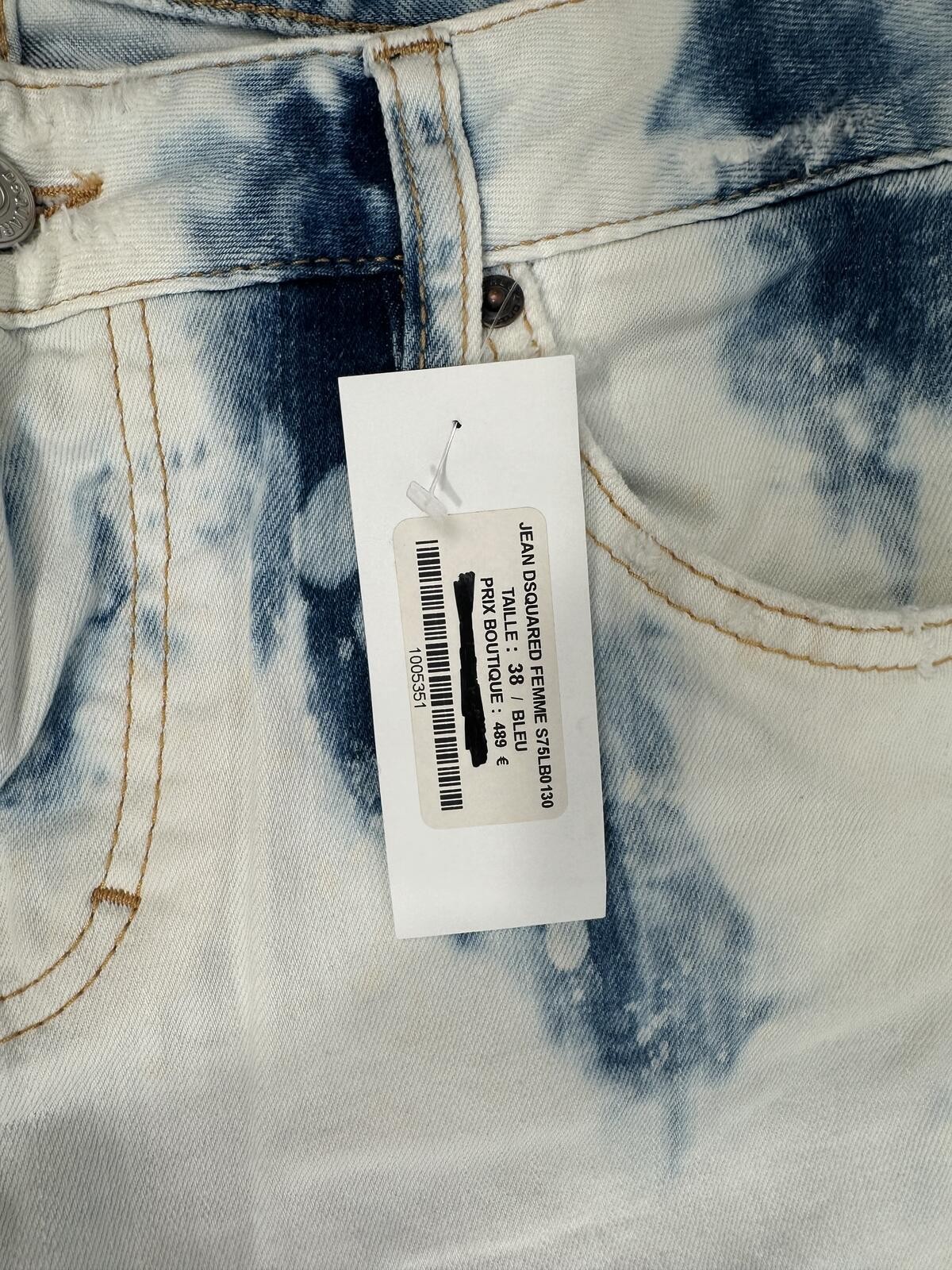 Dsquared2 Cool Girl Jeans Tie-Dye Bleach IT38 (Runs Large) - photo 5