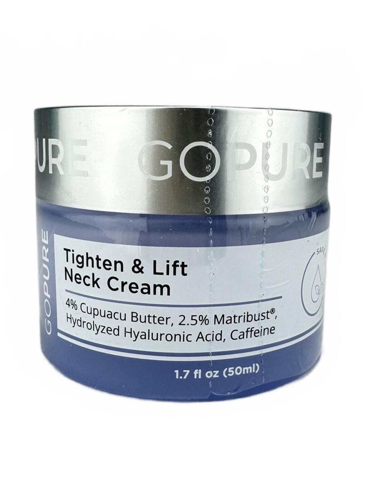 goPure Tighten Lift Neck Cream 1.7oz Firming Anti Aging EXP 08/2 - photo 2