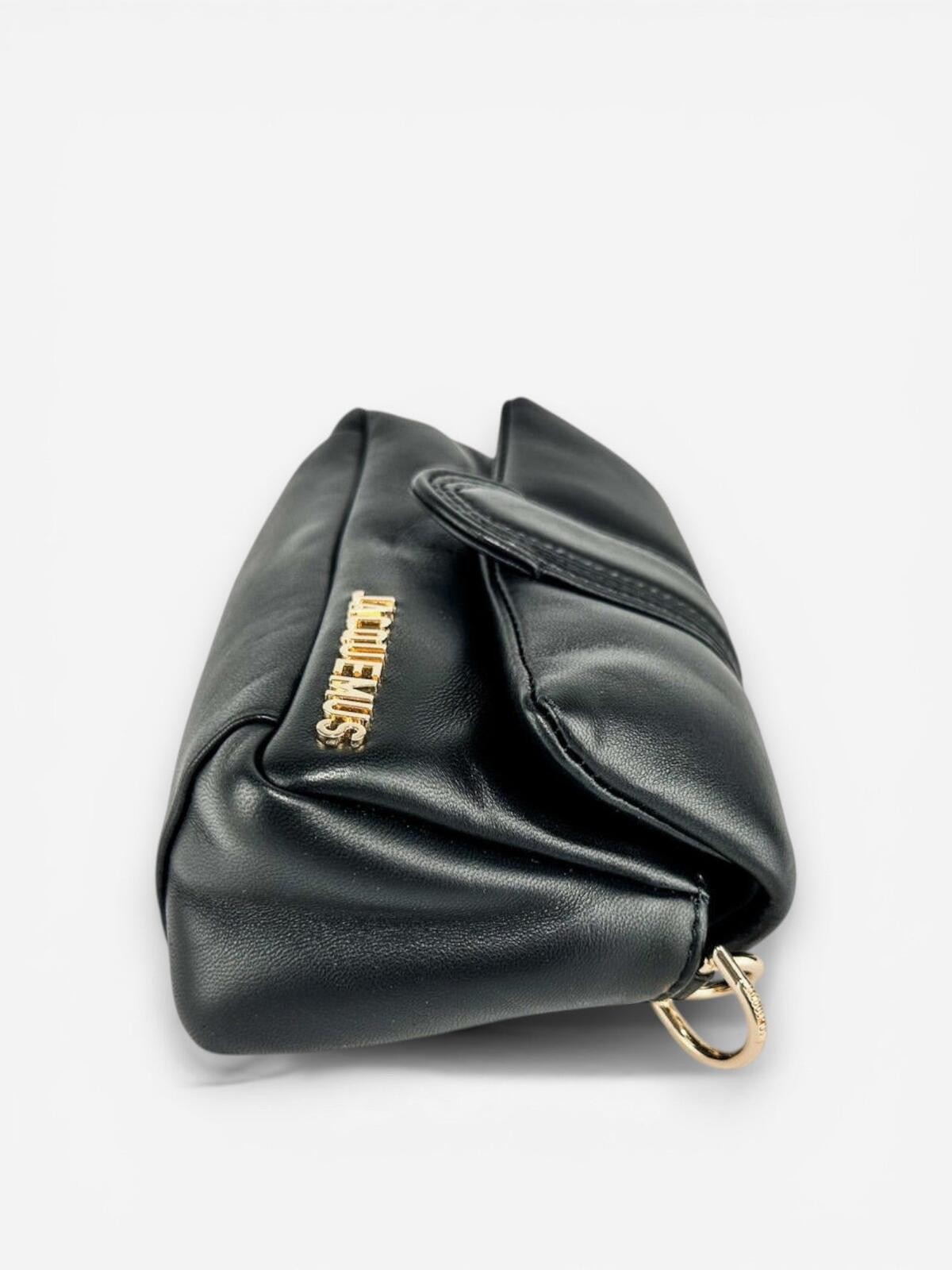 Jacquemus Le Petit Bambimou Black Leather Top Handle Crossbody B - photo 4