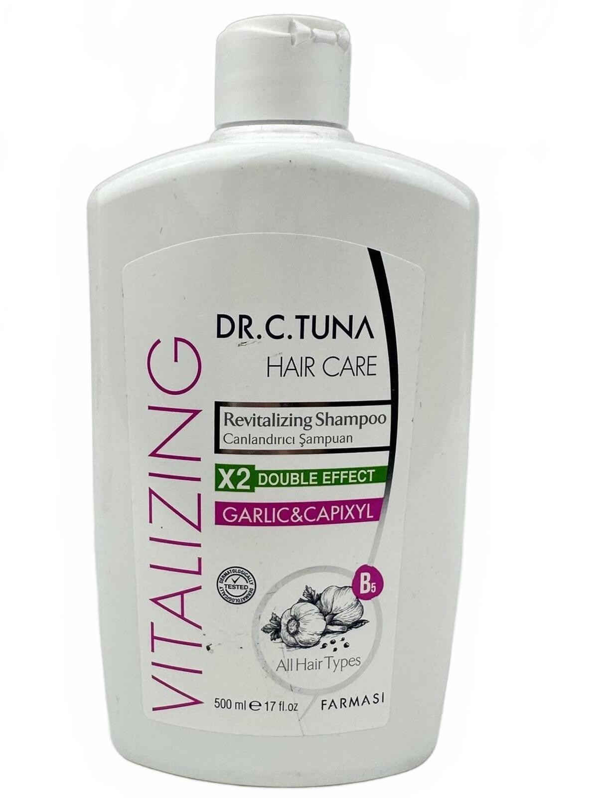 Dr. C Tuna Revitalizing Shampoo Garlic Capixyl 500ml Hair Growth