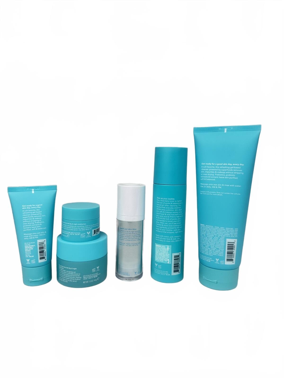 NIB TULA Skincare Routine Set - Cleanser, Cream, Serum, Toner - photo 4