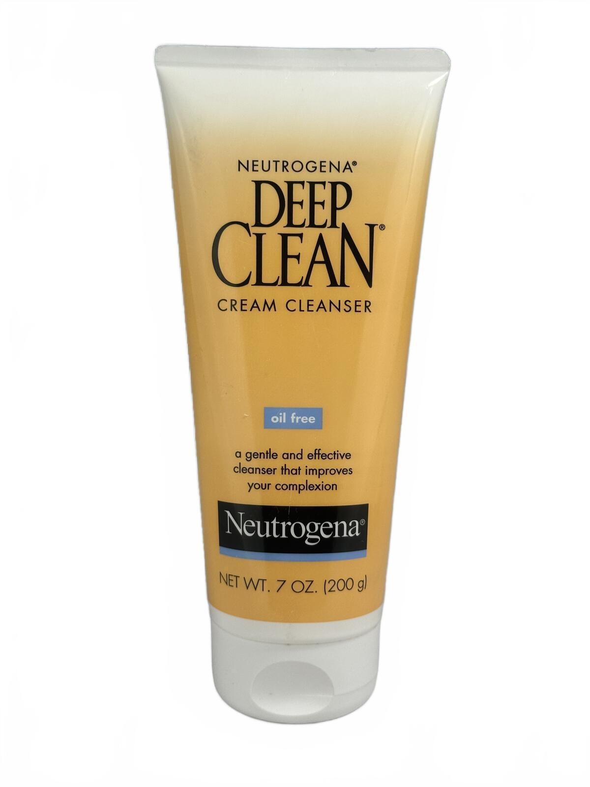 Neutrogena Deep Clean Cream Cleanser 200g Oil-Free Face Wash NEW