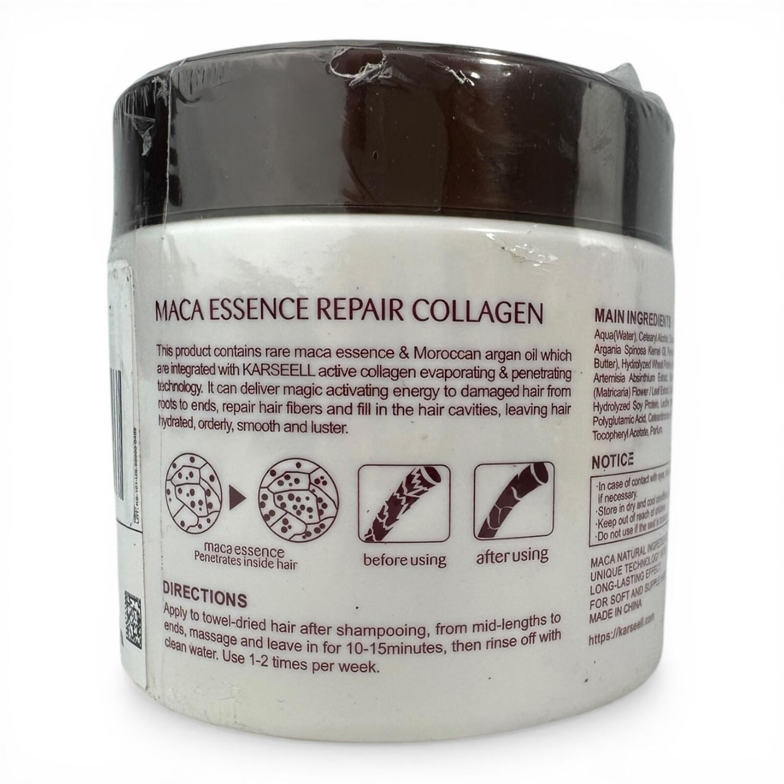 Karseell Collagen Hair Mask 500ml Repair Argan Oil - photo 4