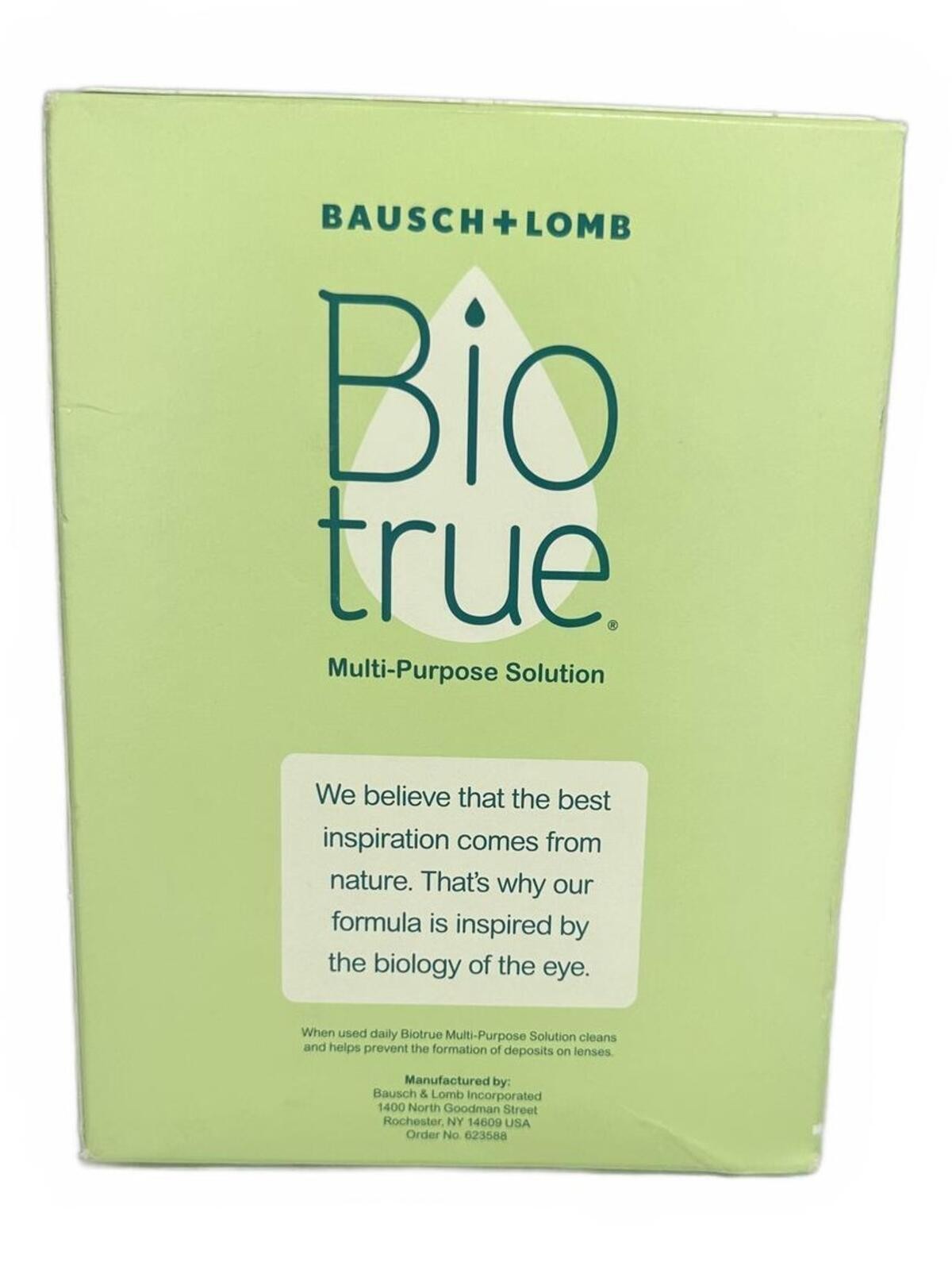 Bausch + Lomb Biotrue Contact Lens Solution 2x300ml Twin Pack NI