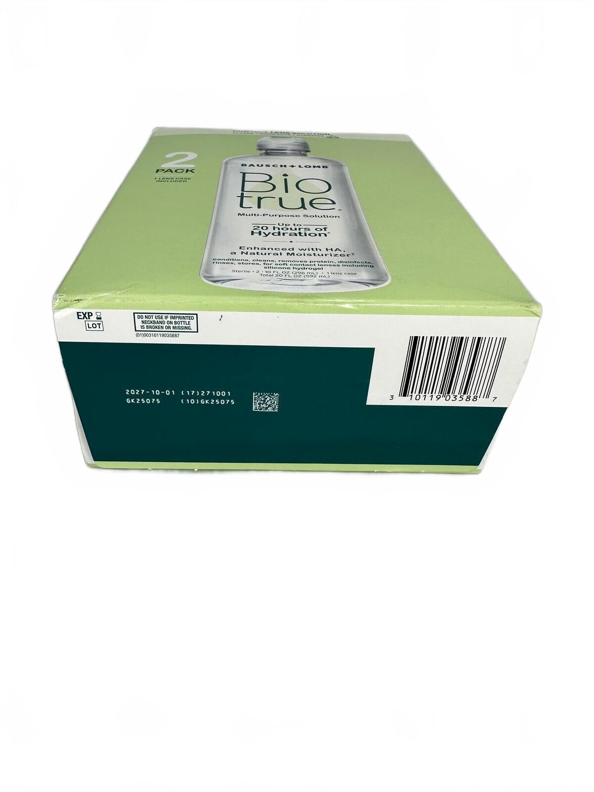 Bausch + Lomb Biotrue Contact Lens Solution 2x300ml Twin Pack NI - photo 2
