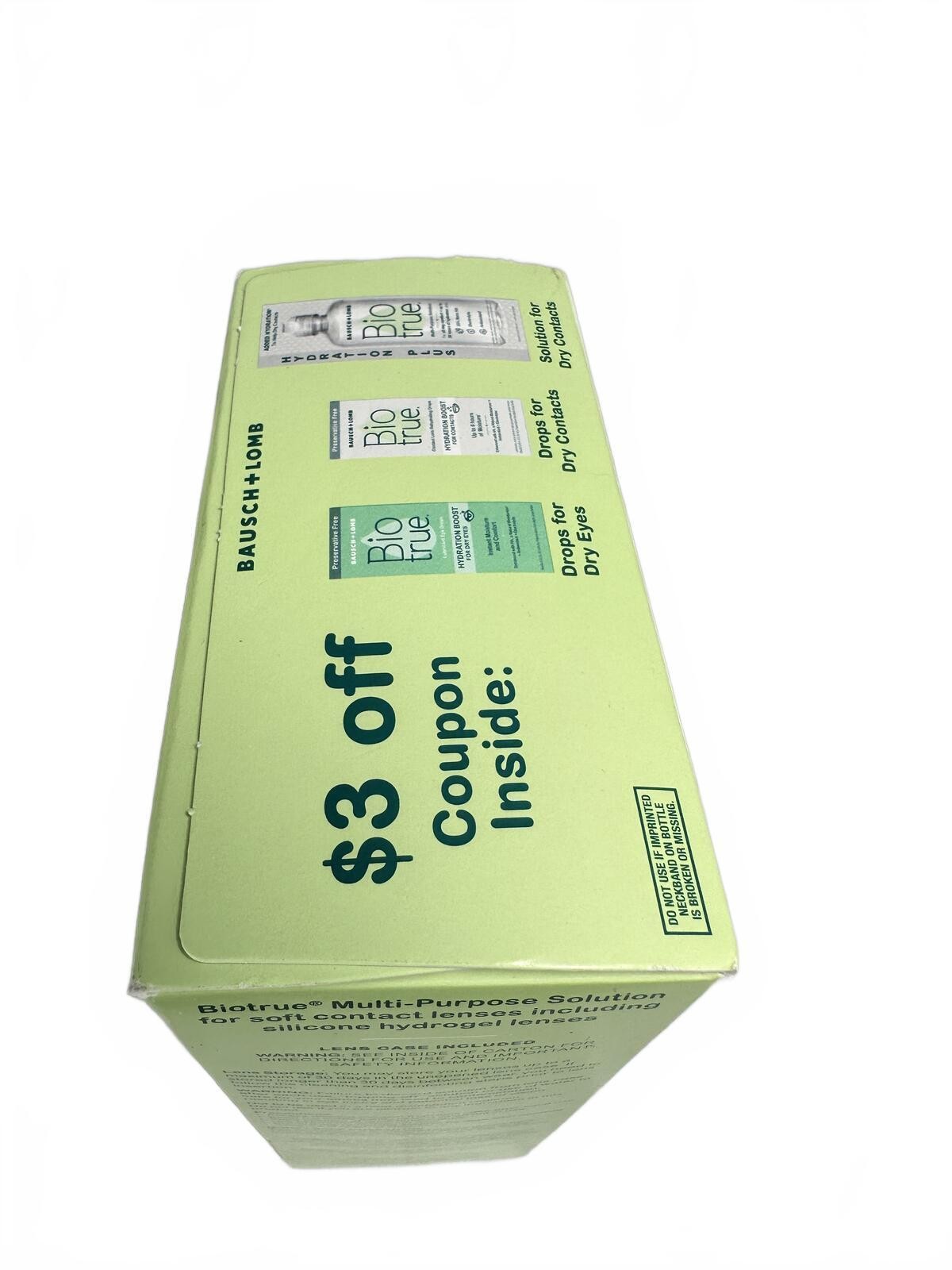 Bausch + Lomb Biotrue Contact Lens Solution 2x300ml Twin Pack NI - photo 3
