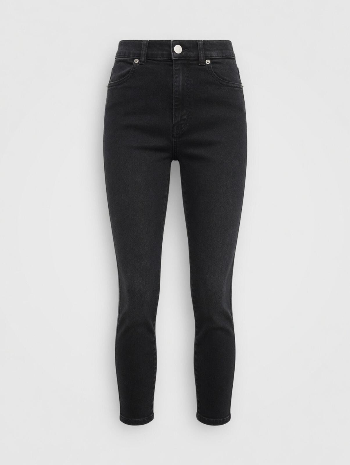 Dr. Denim Solitaire Black 101 High Rise Skinny Jeans XS 23 Stret