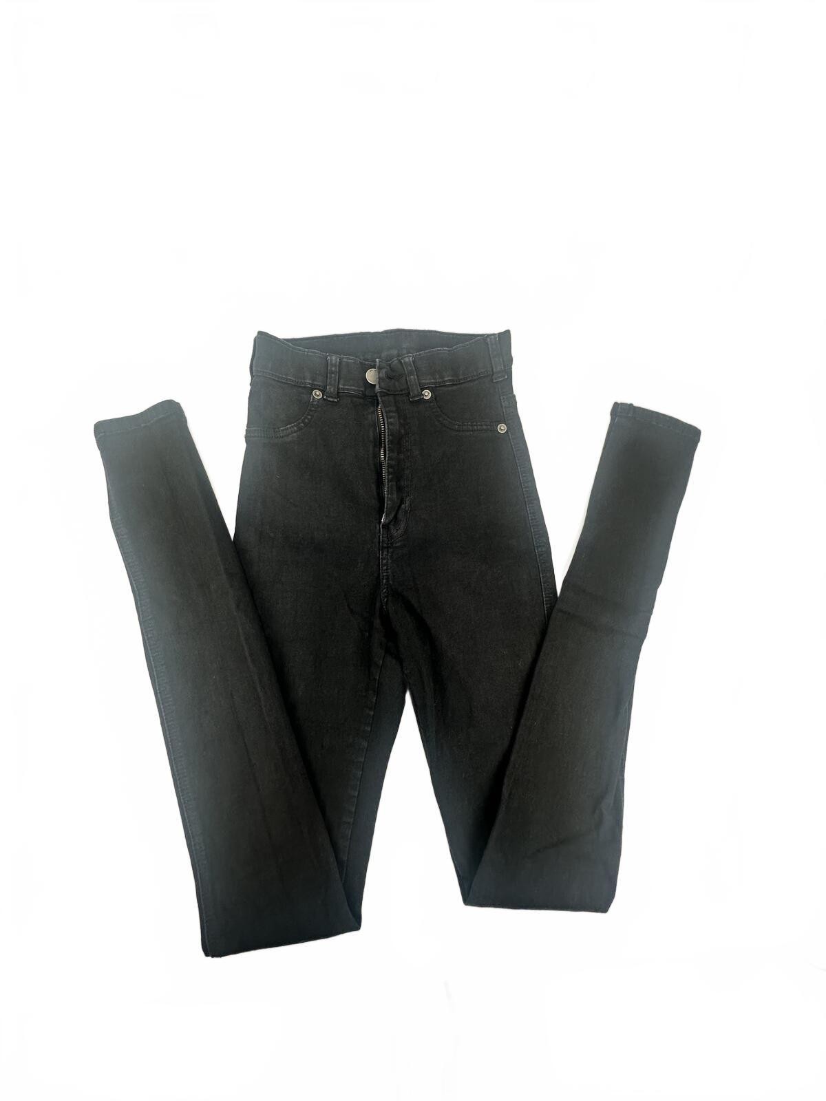 Dr. Denim Solitaire Black 101 High Rise Skinny Jeans XS 23 Stret - photo 2