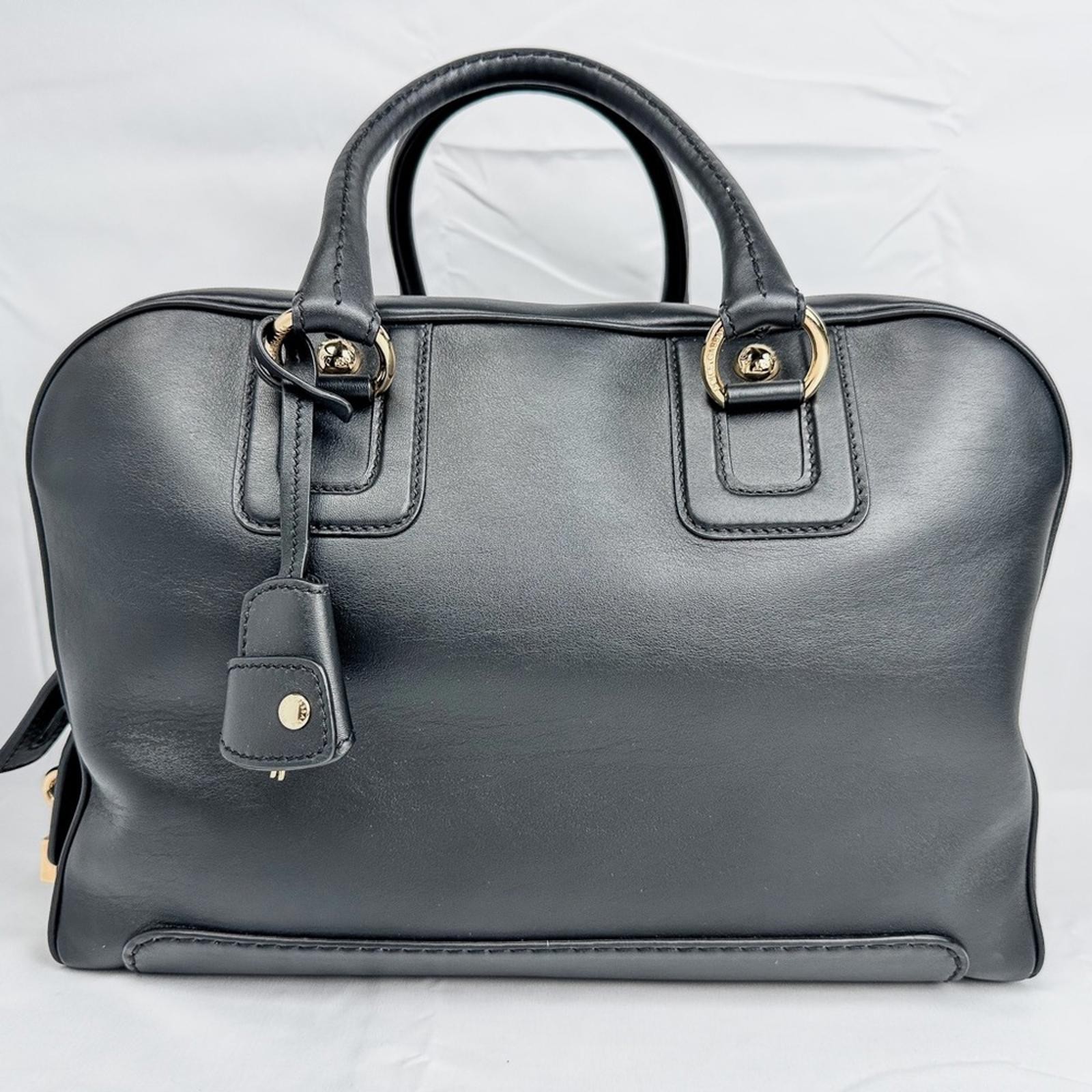 Dolce & Gabbana Vitello Aria Black Leather Multi‑Zip Top Handle - photo 2