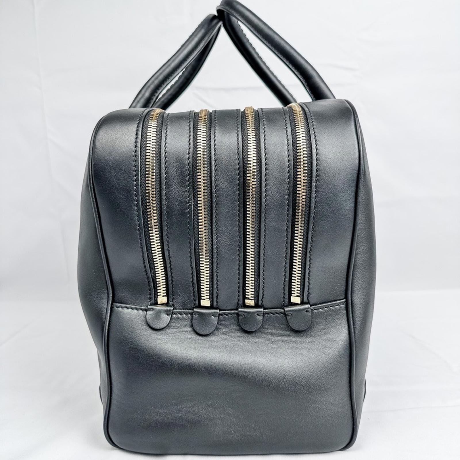 Dolce & Gabbana Vitello Aria Black Leather Multi‑Zip Top Handle - photo 4