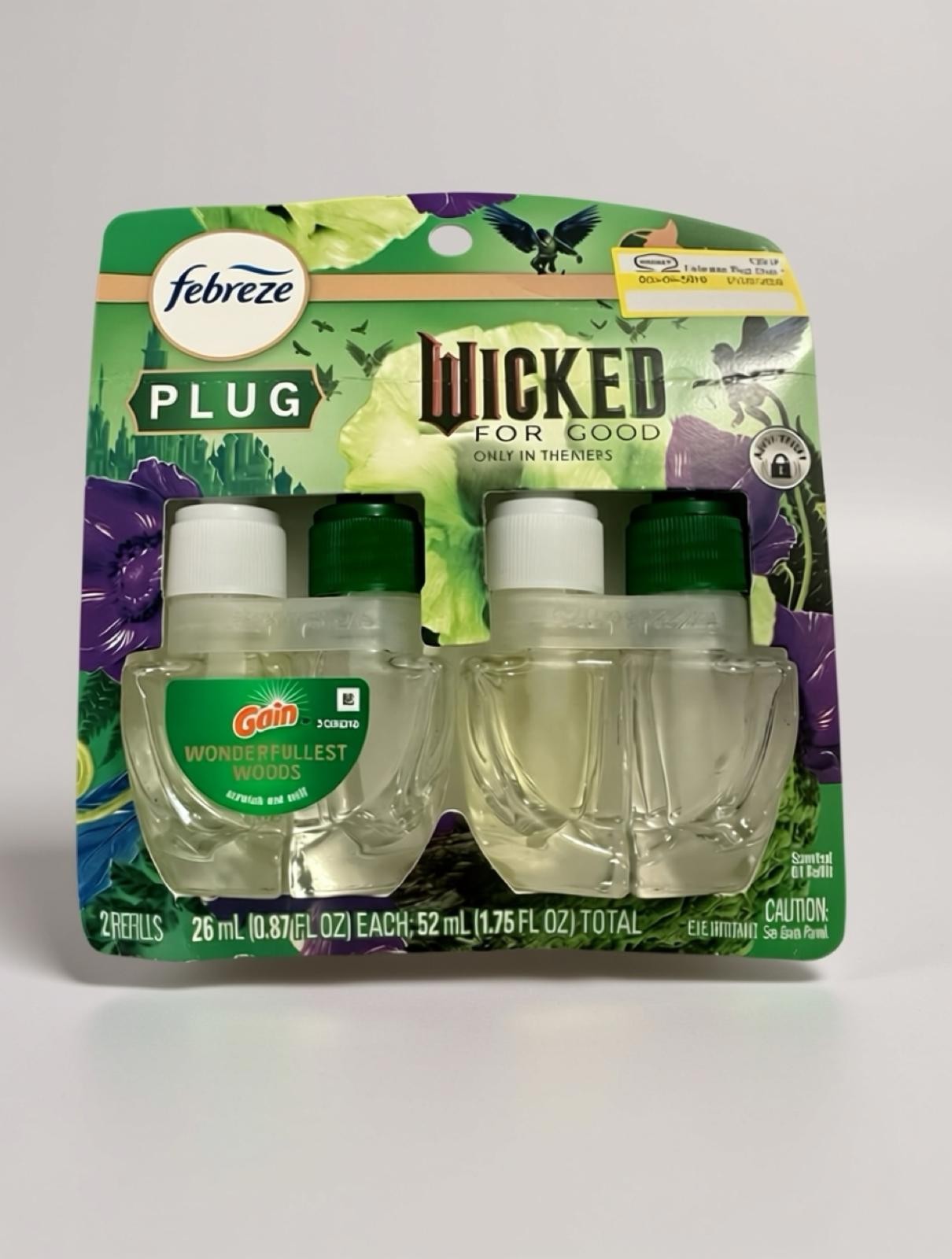 Febreze Plug Refills Gain Wonderful Woods 2 Pack Wicked Edition