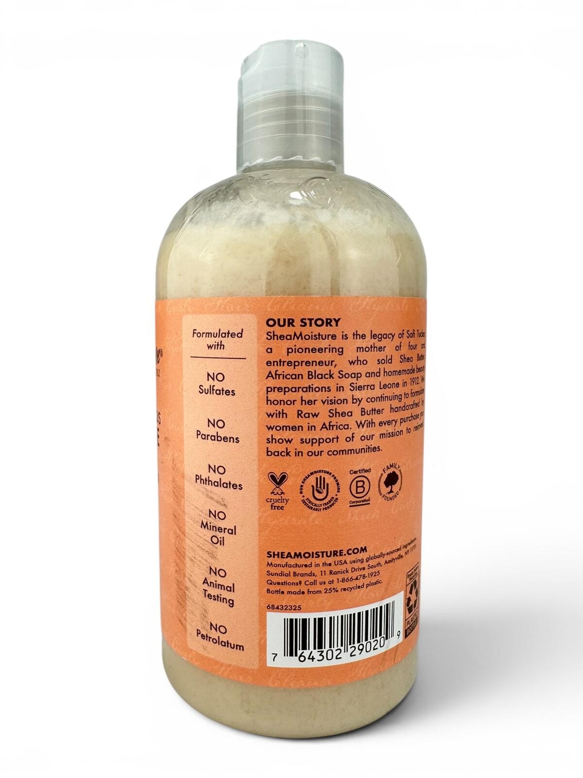 SheaMoisture Coconut Hibiscus Curl & Shine Shampoo 13oz New - photo 2