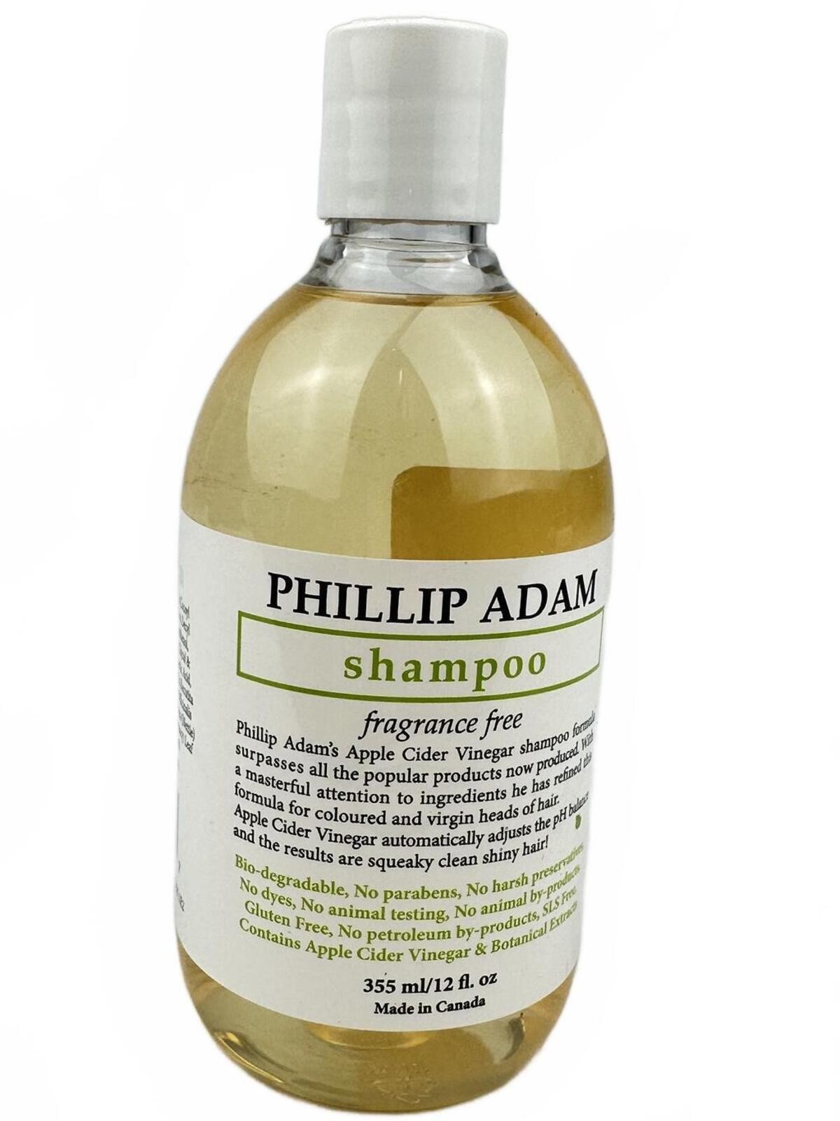 Phillip Adam Apple Cider Vinegar Shampoo Fragrance Free 355ml Ne
