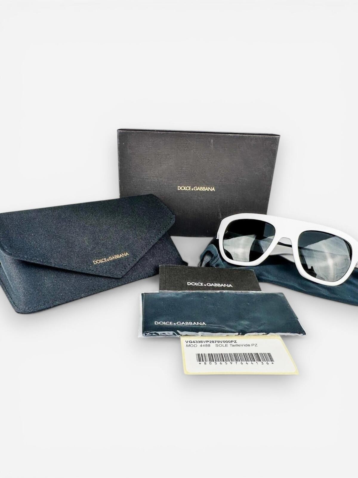 Dolce & Gabbana DG4398-F White Oversized Square Sunglasses Full - photo 2