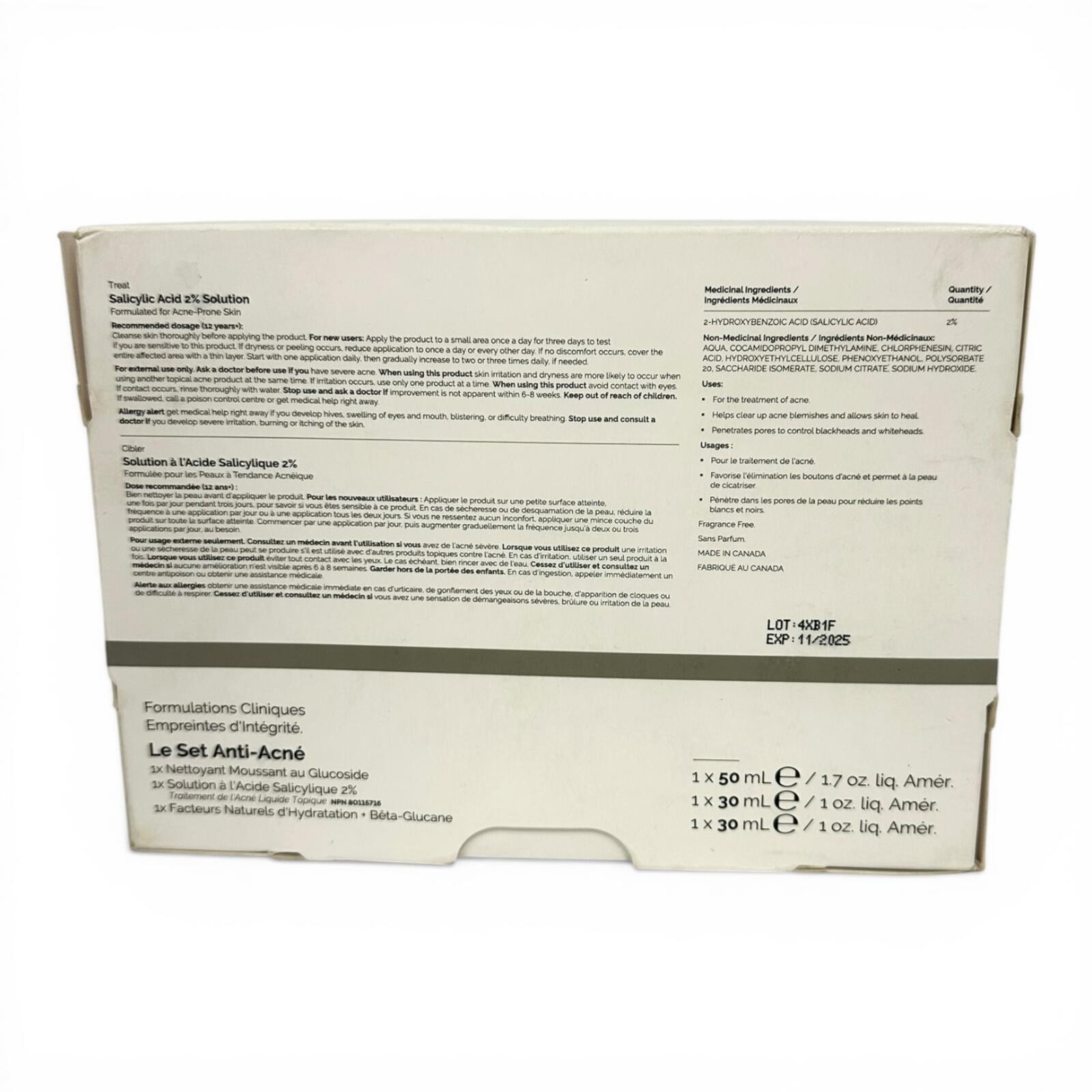 The Ordinary Acne Set Cleanser Salicylic Acid Moisturizer Kit NE - photo 2