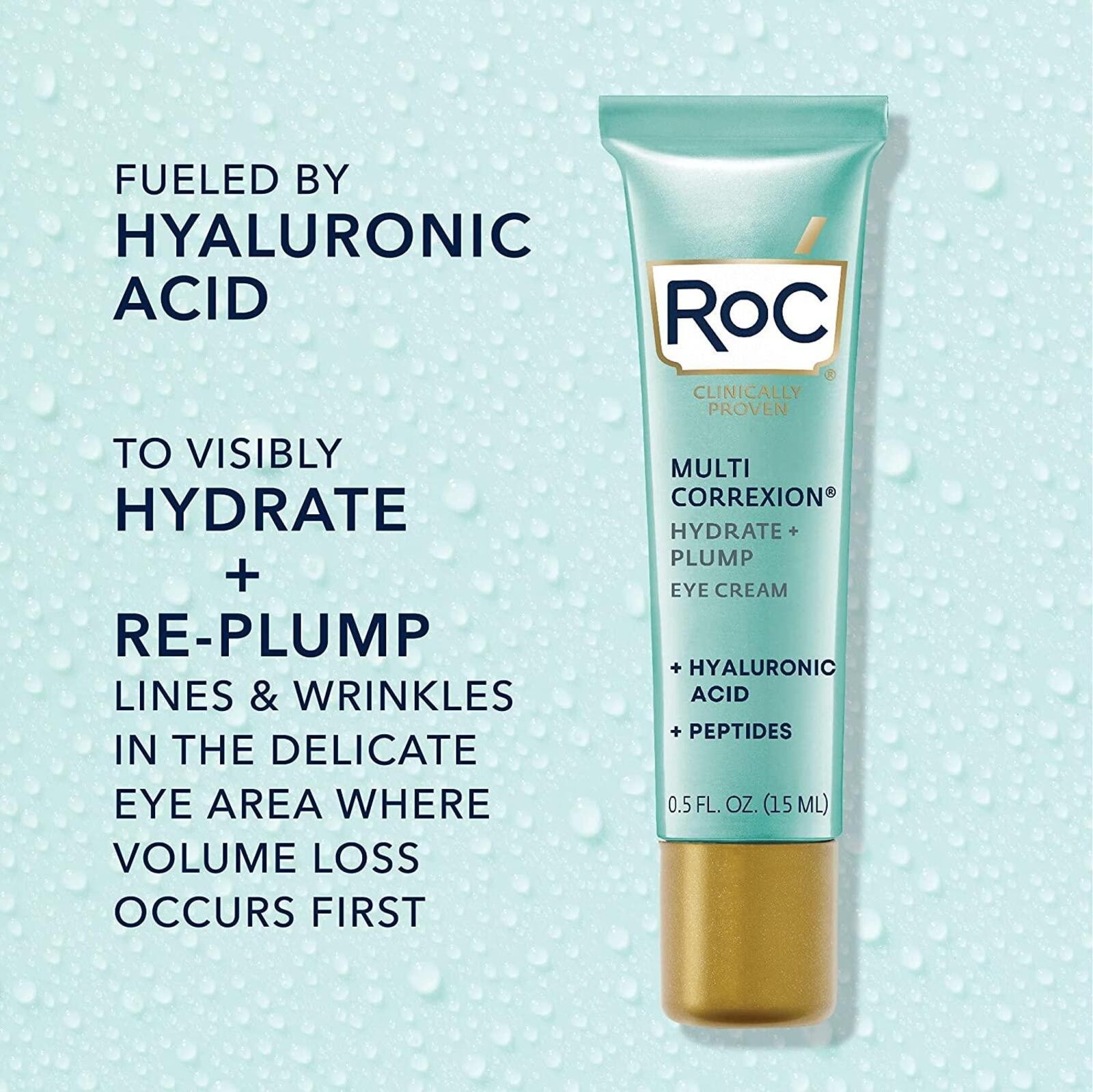 RoC Eye Cream Dark Circles Puffiness 15 ml + Retinol Capsules 7c - photo 3