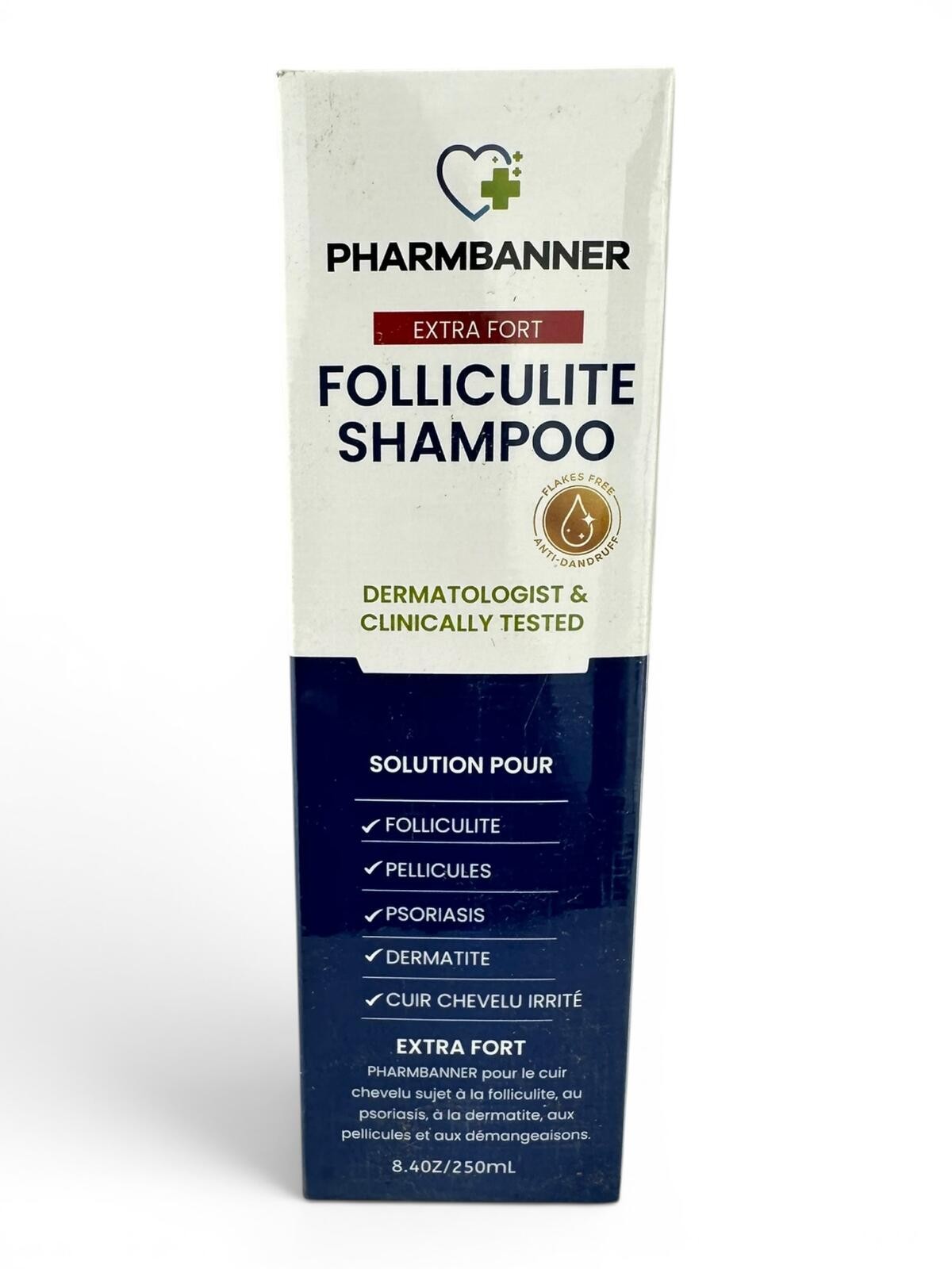 Pharmbanner Extra Fort Folliculite Shampoo 250ml NEW Sealed Exp