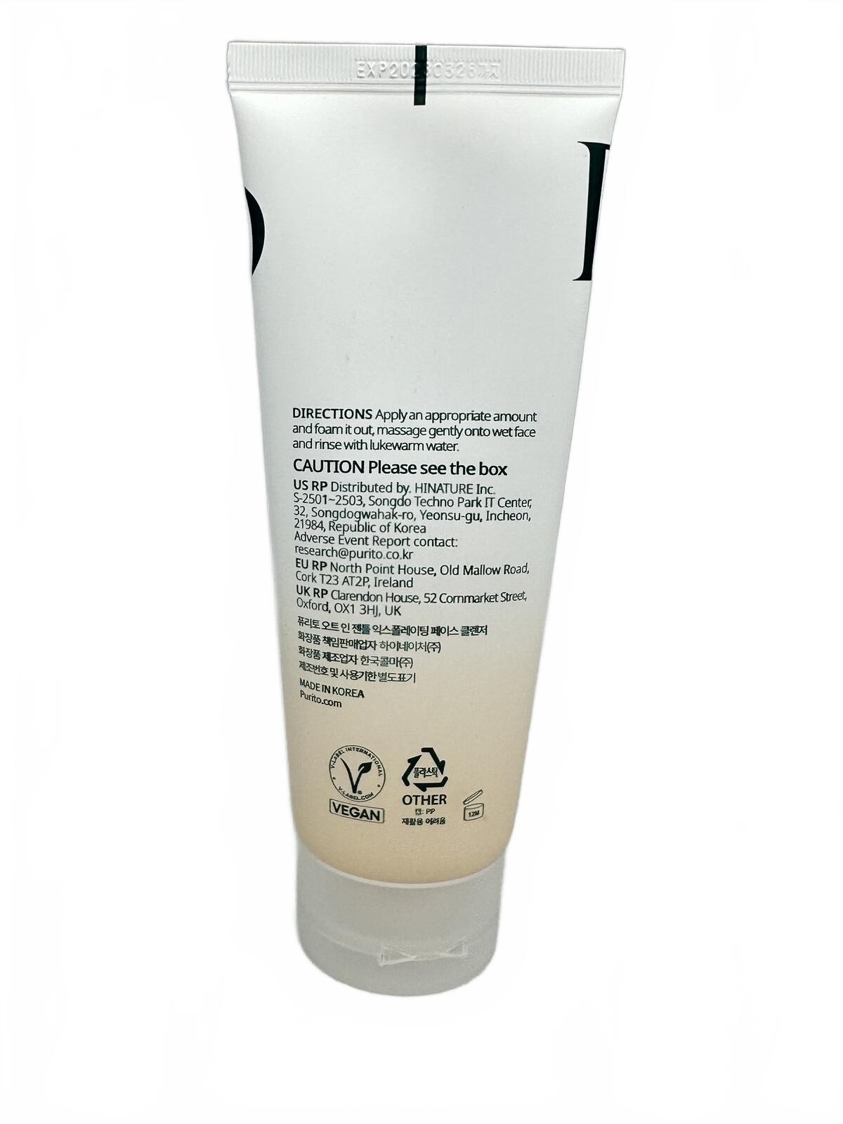 Purito SEOUL Oat-In Gentle Exfoliating Face Cleanser 150ml - photo 2