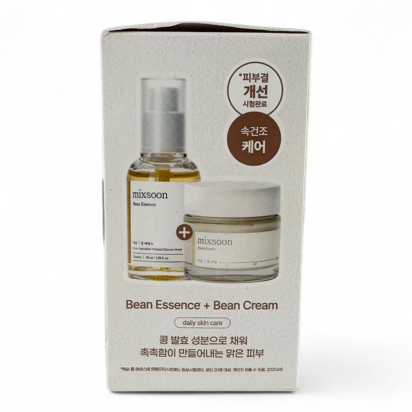 mixsoon Bean Glass Skin Duo Essence + Cream 50ml Set K-Beauty - photo 2
