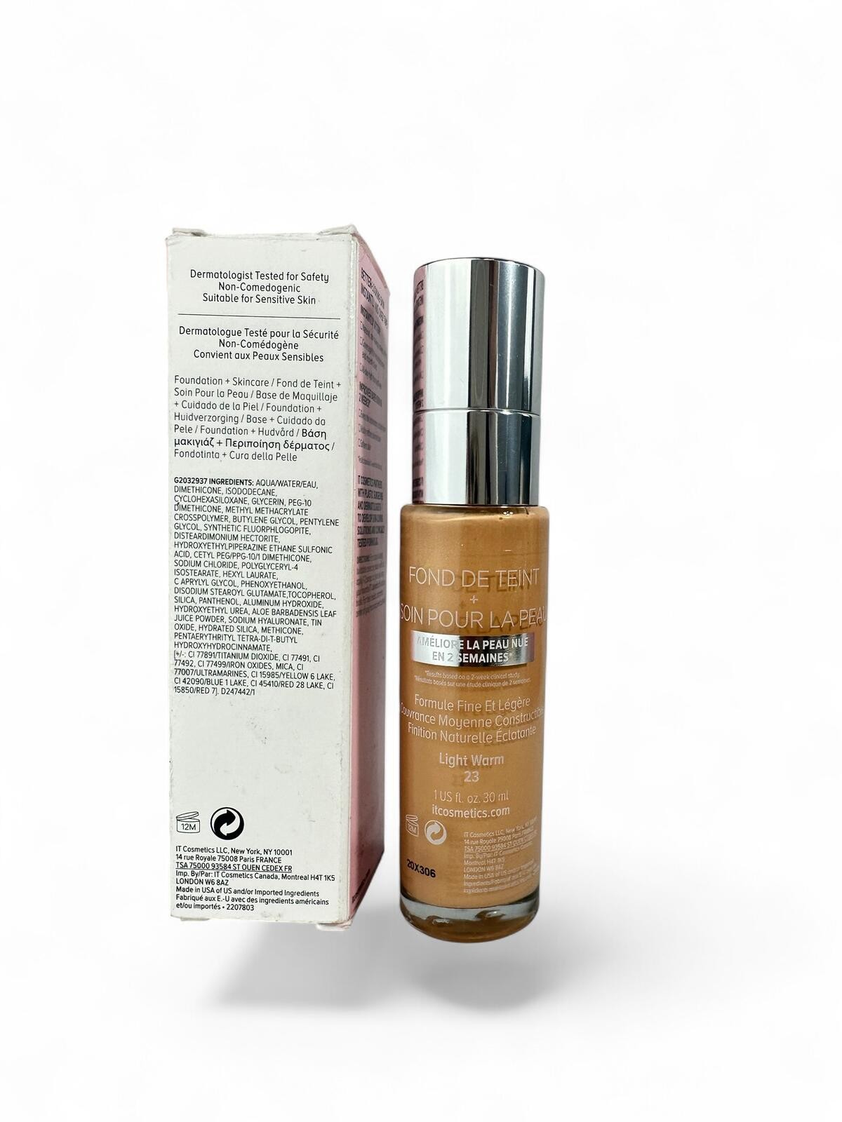 It Cosmetics Your Skin But Better Foundation Light Warm 23 - photo 2