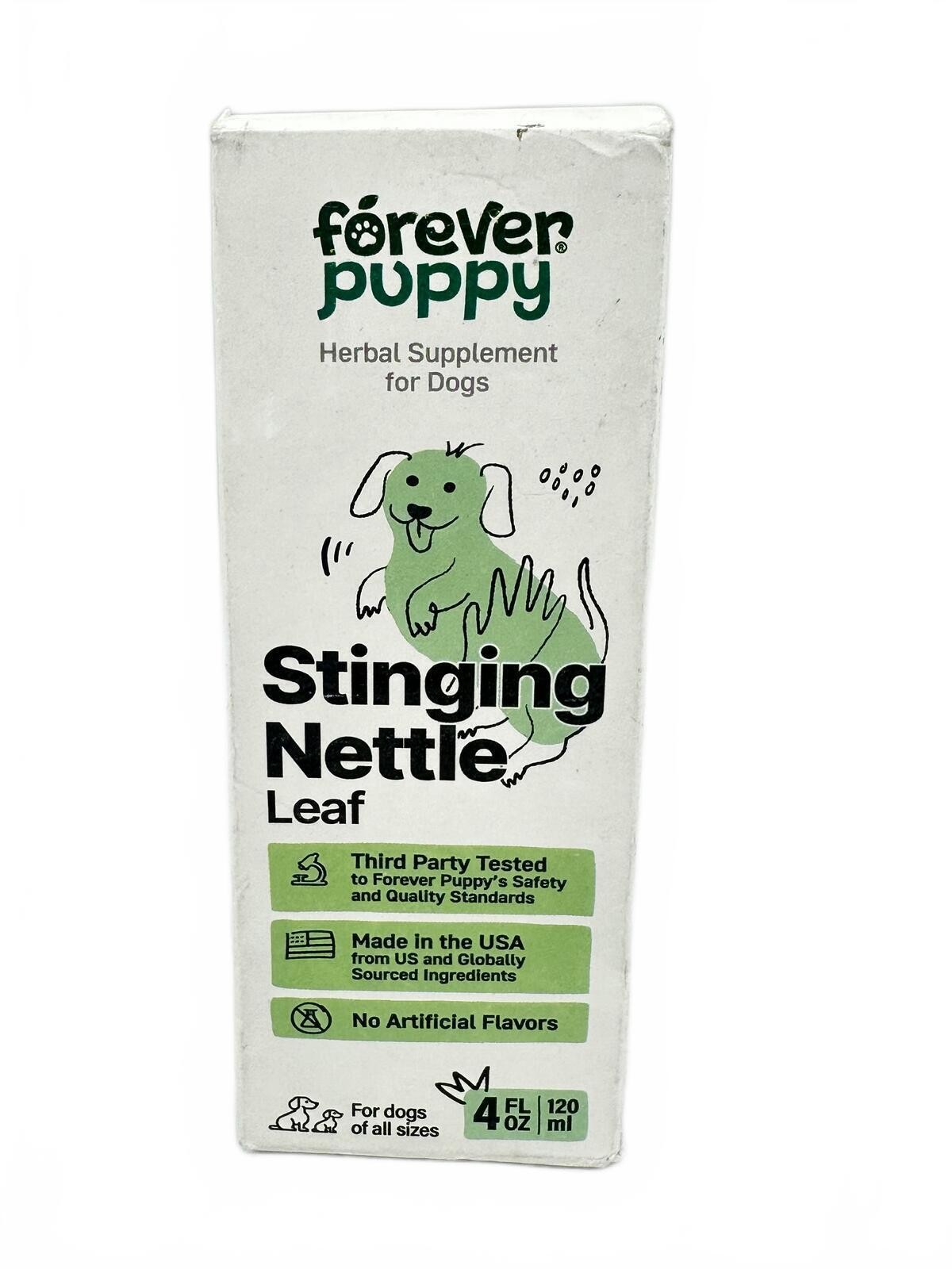 Forever Puppy Stinging Nettle Leaf Drops 4oz Dog Supplement Herb - photo 3