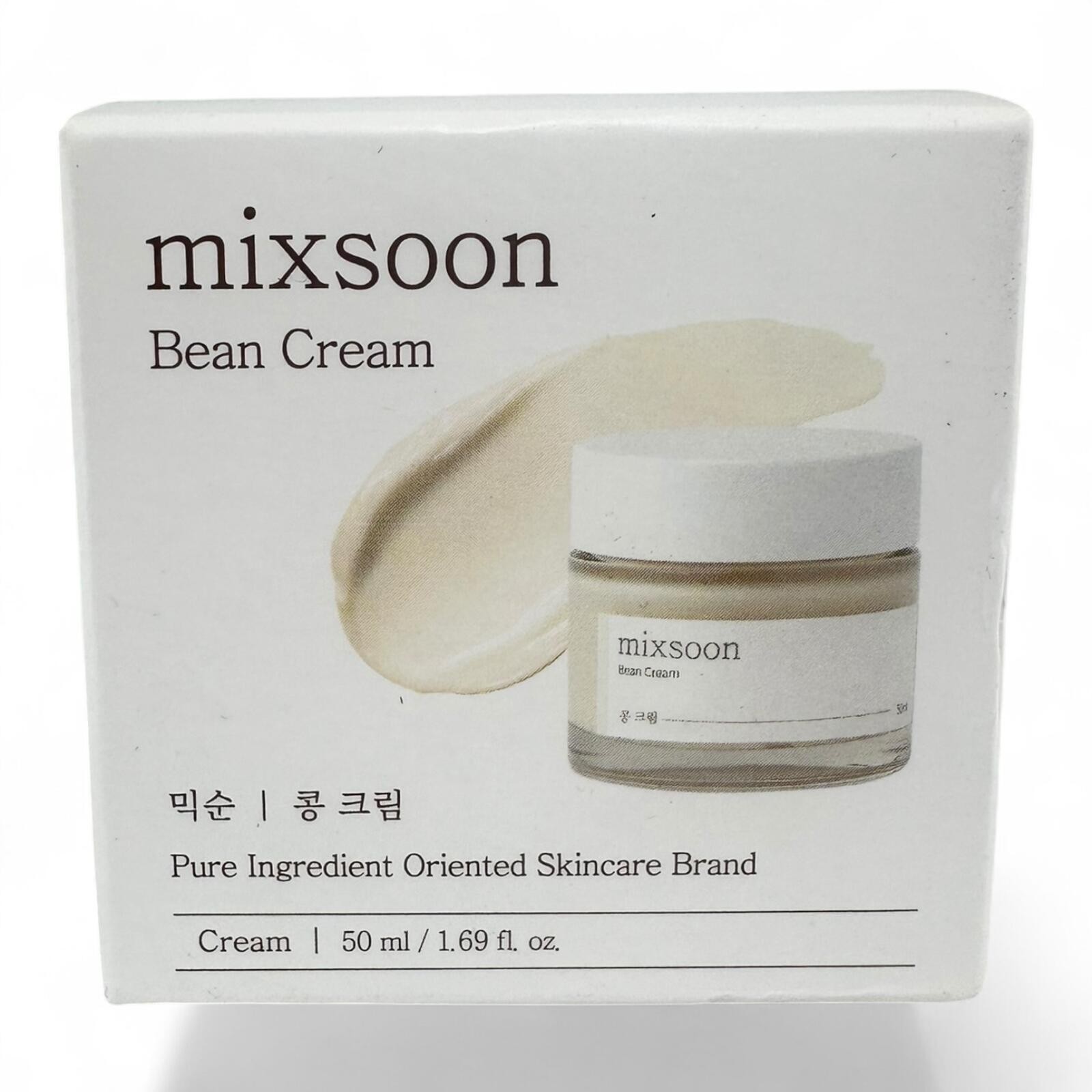 Mixsoon Bean Cream 50ml Hydrating Face Moisturizer K-Beauty