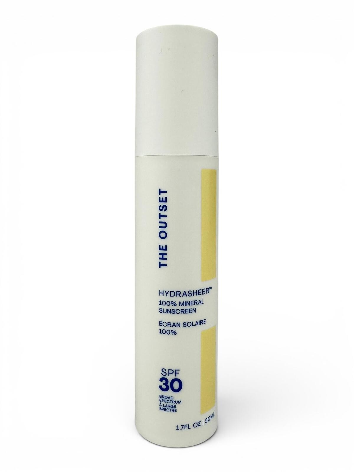 The Outset HydraSheer SPF 30 Mineral Sunscreen 50ml NIB