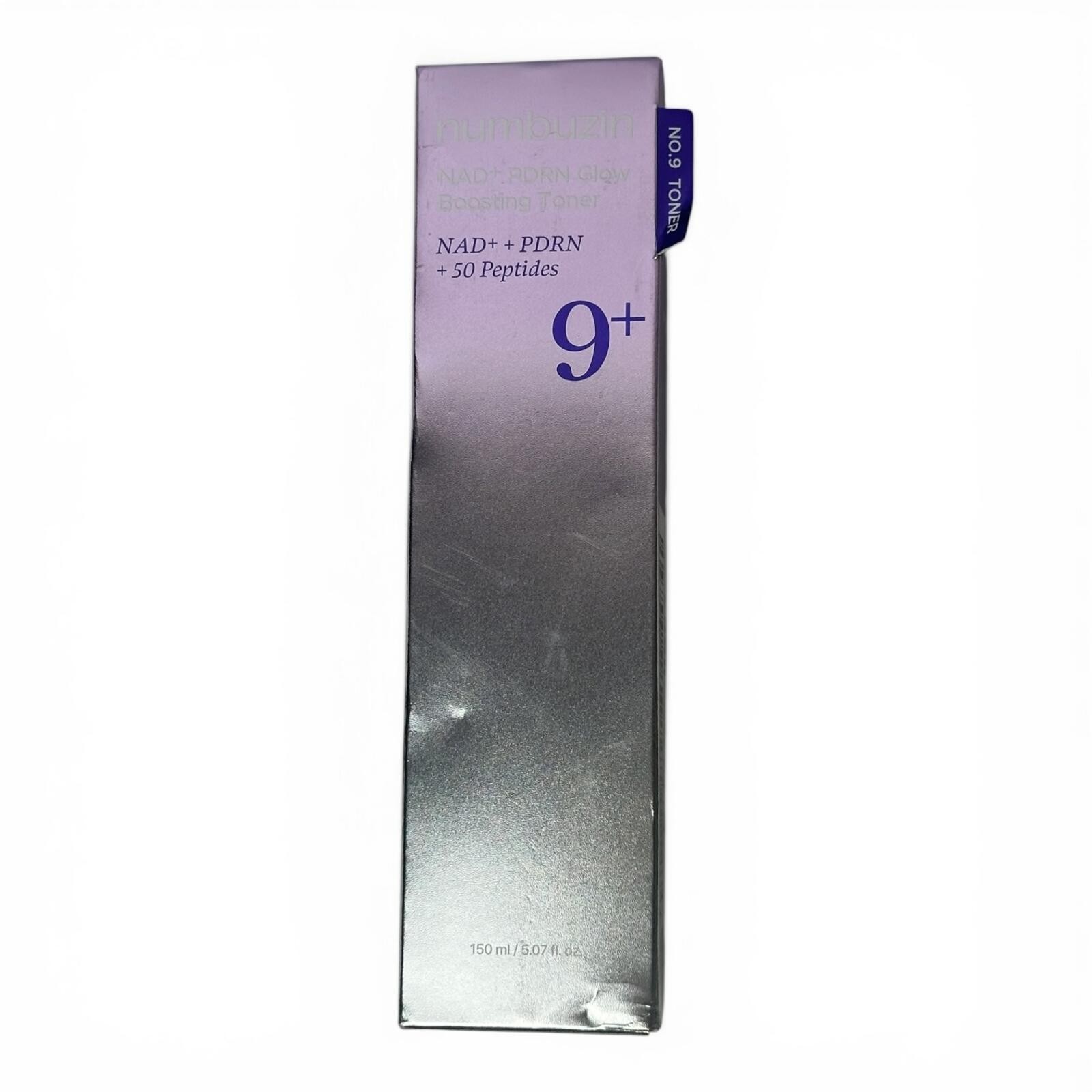 Numbuzin No.9 NAD+ PDRN Peptide Boosting Toner 150ml K-Beauty NI