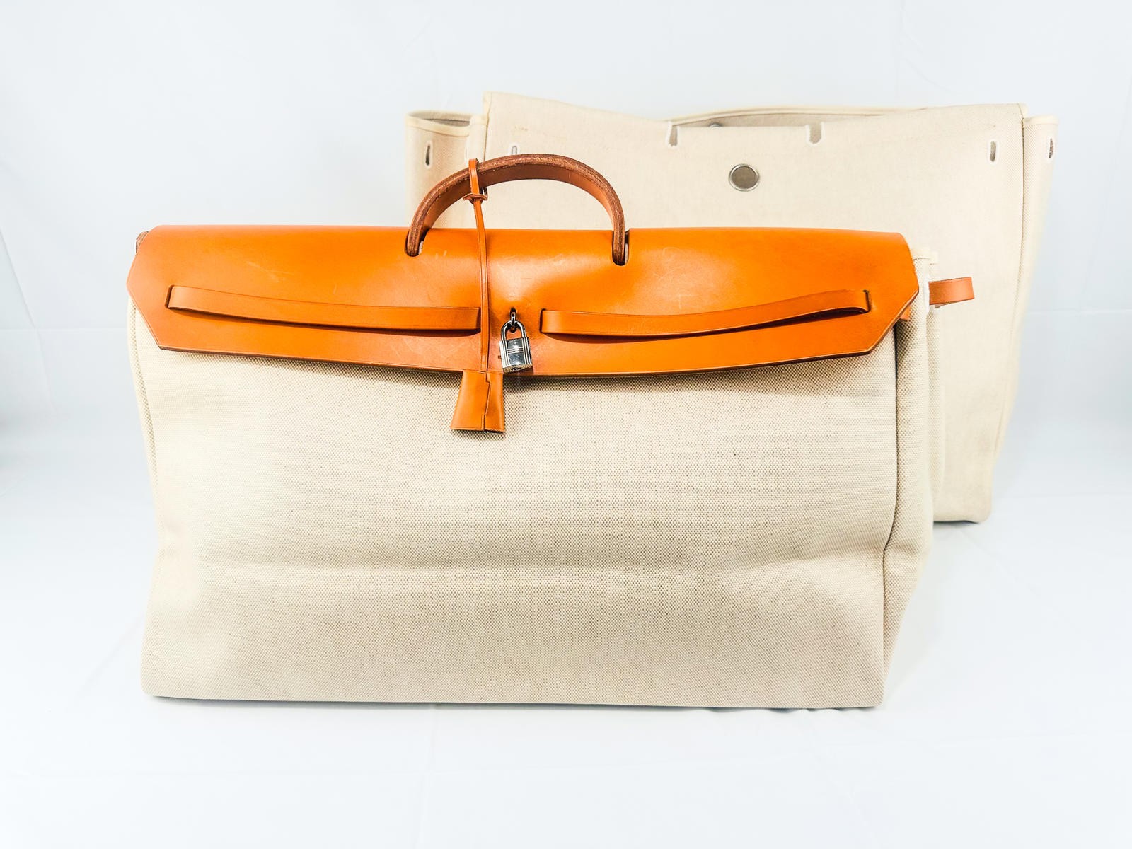 Vintage 1998 Hermès Herbag Cabine 50