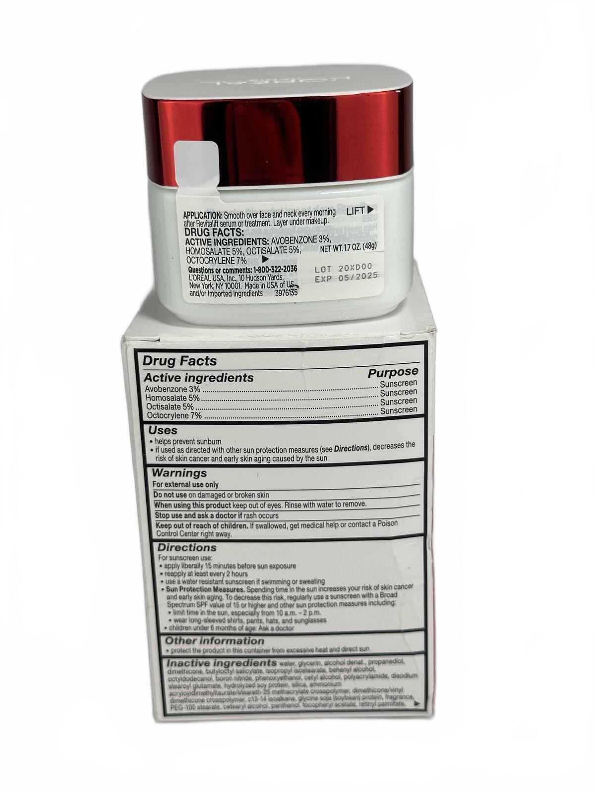 L’Oreal Revitalift Anti Wrinkle Firming Moisturizer SPF 25 48g N - photo 3