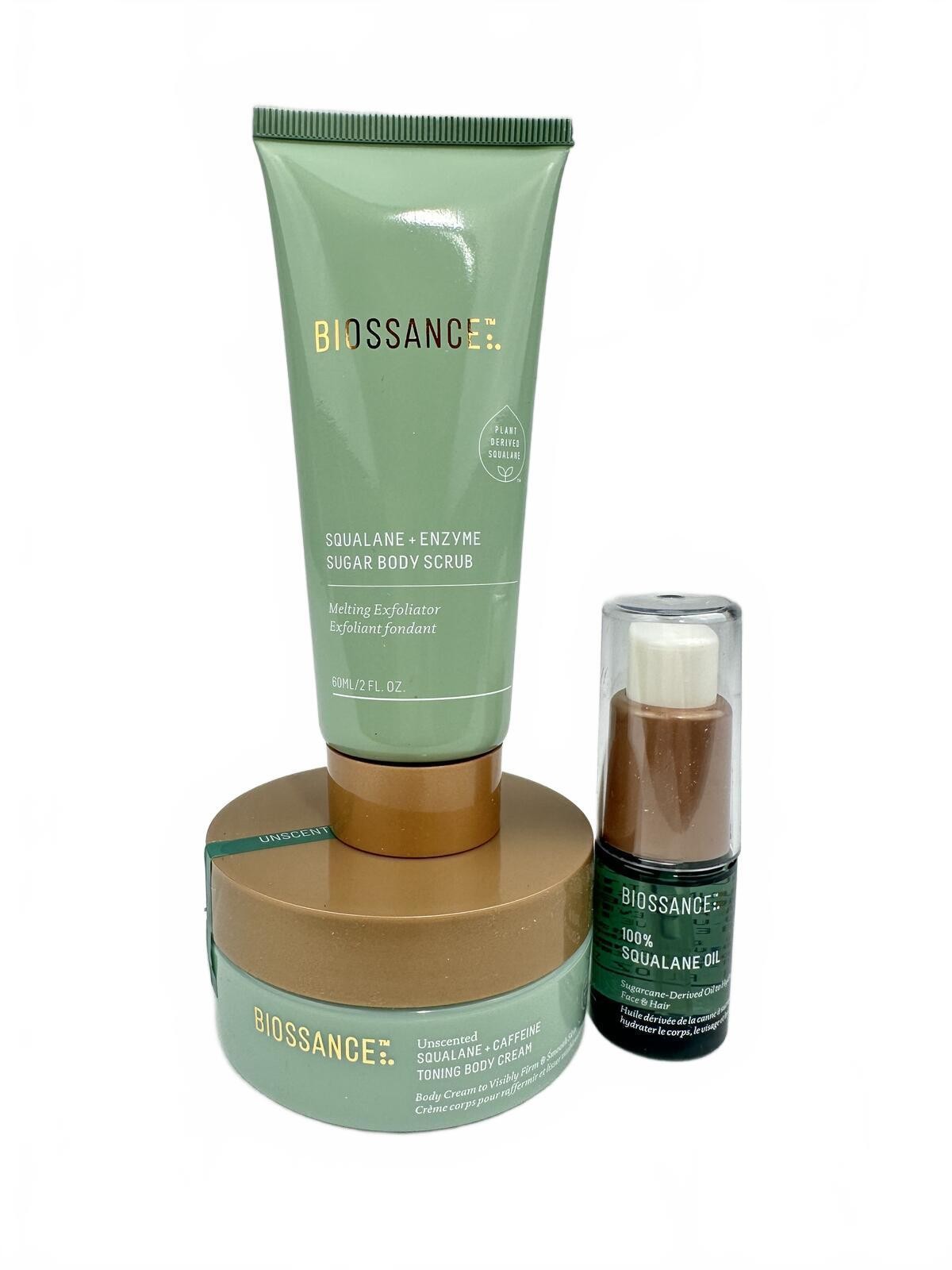 Biossance Smooth Start Body Set Travel Kit Squalane NEW