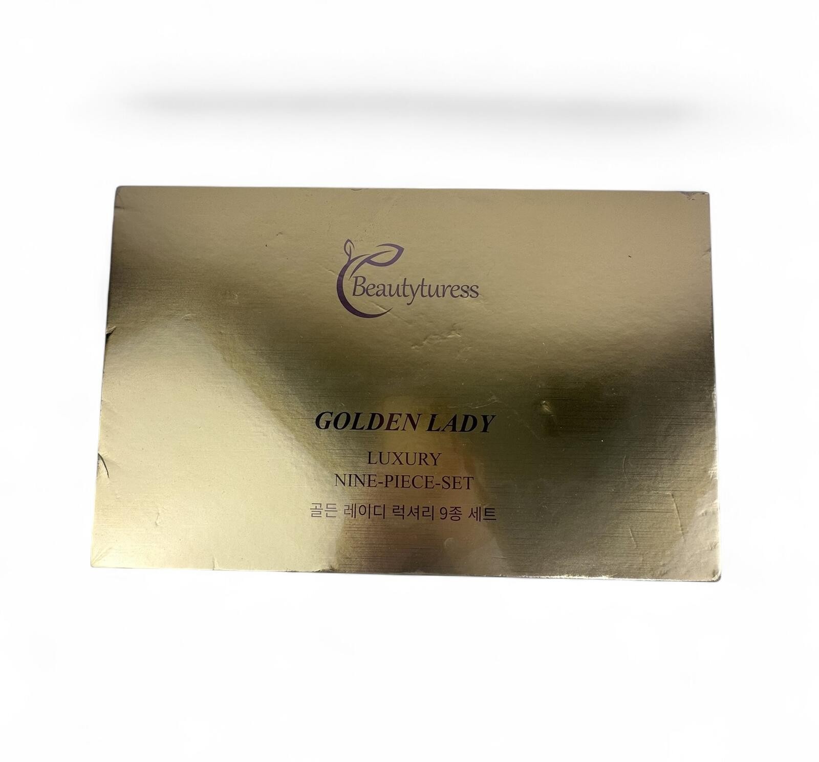 24K Gold Foil Skincare Set 9pc Korean Beauty Anti Aging Facial K - photo 2