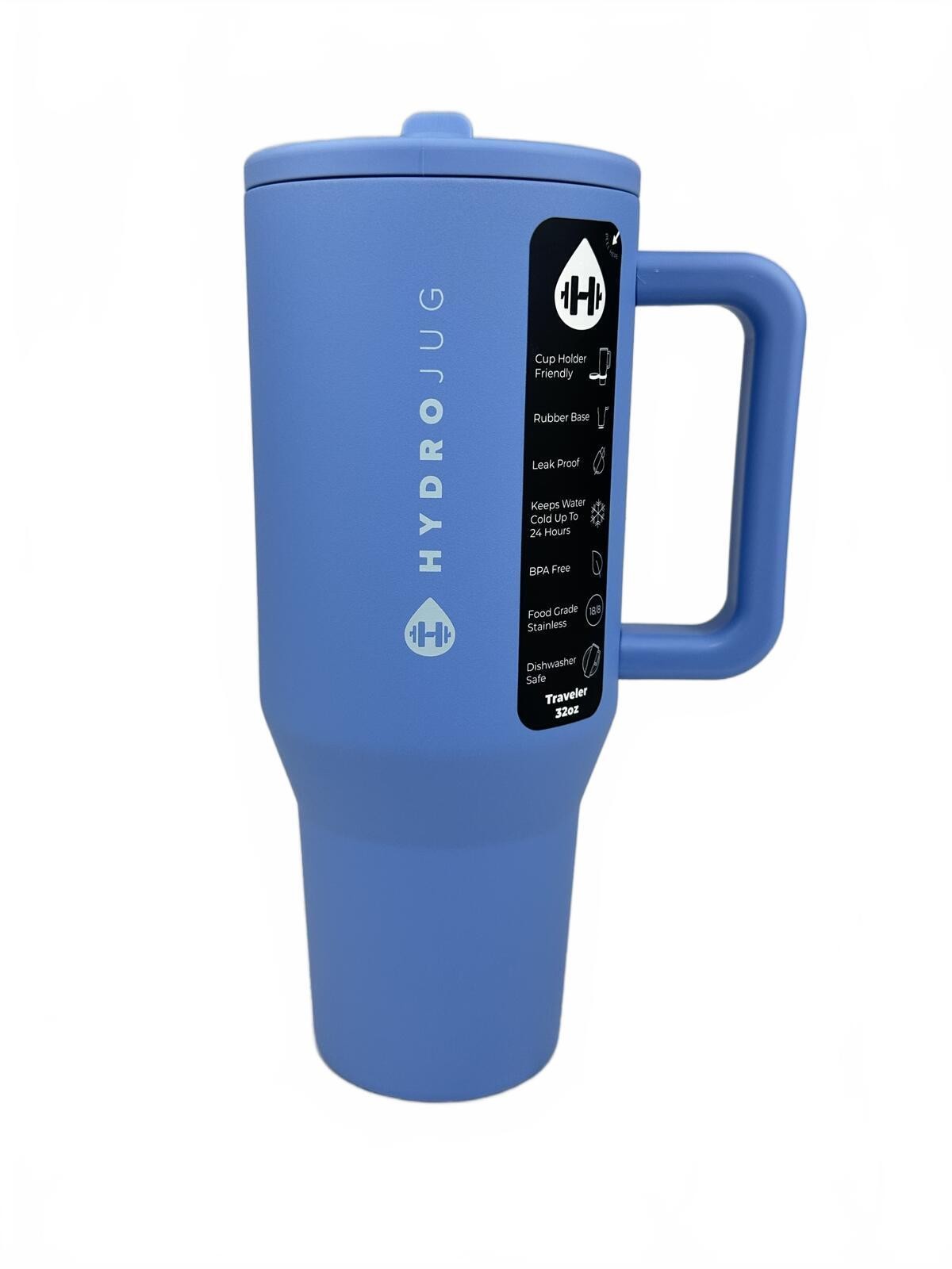 HydroJug Traveler 32oz Tumbler Light Blue NIB