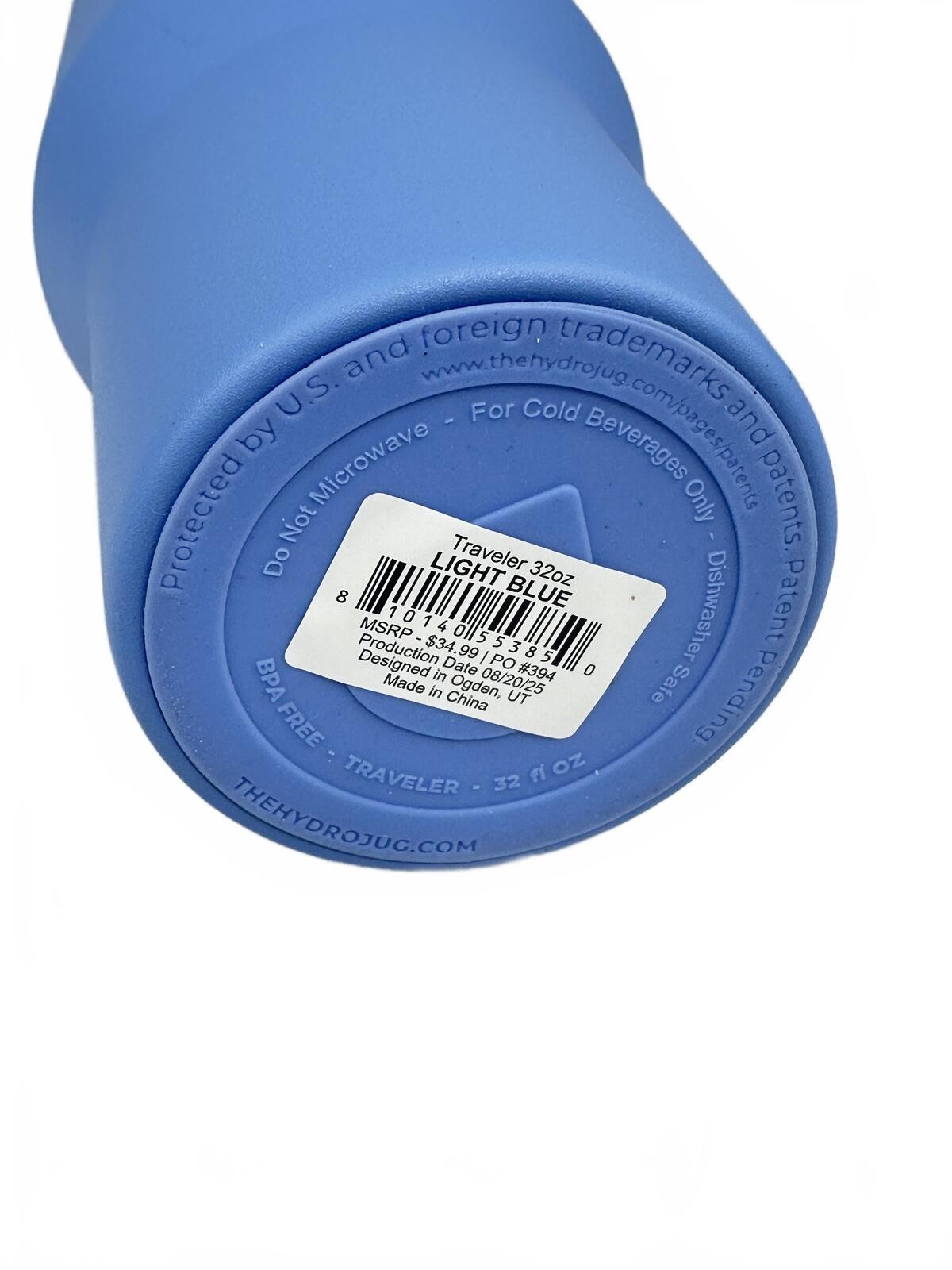 HydroJug Traveler 32oz Tumbler Light Blue NIB - photo 4